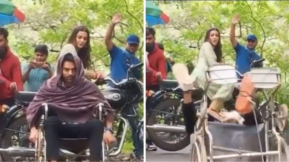 TV actor Adhvik Mahajan shares videos of his wheelchair stunt gone wrong! - Watch