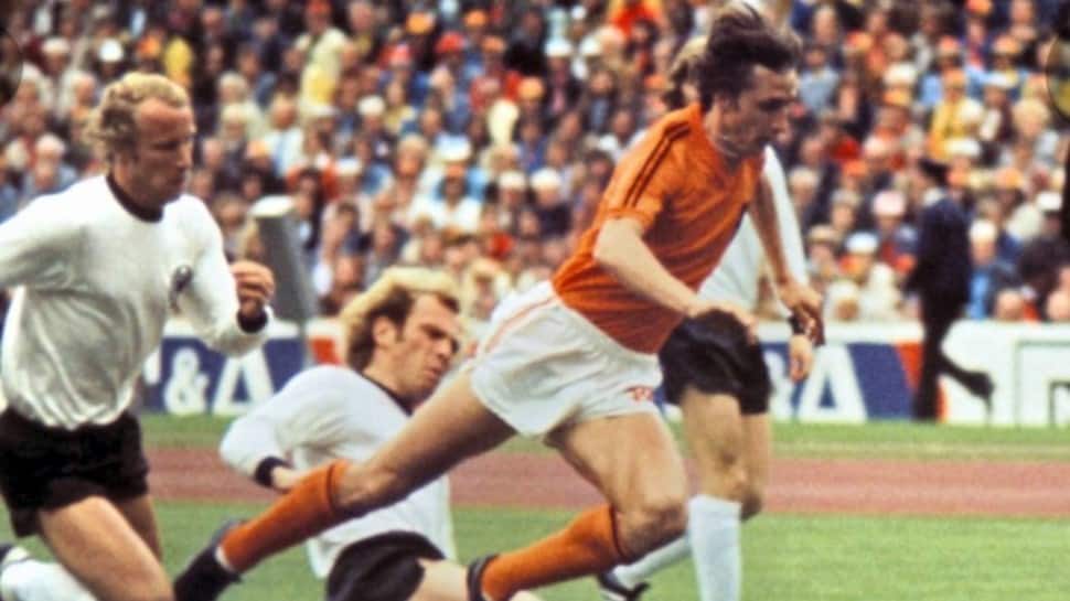 Dutch legend Johan Cruyff was pioneer of the 'beautiful game' which was perfected by the Netherlands. (Source: Twitter)