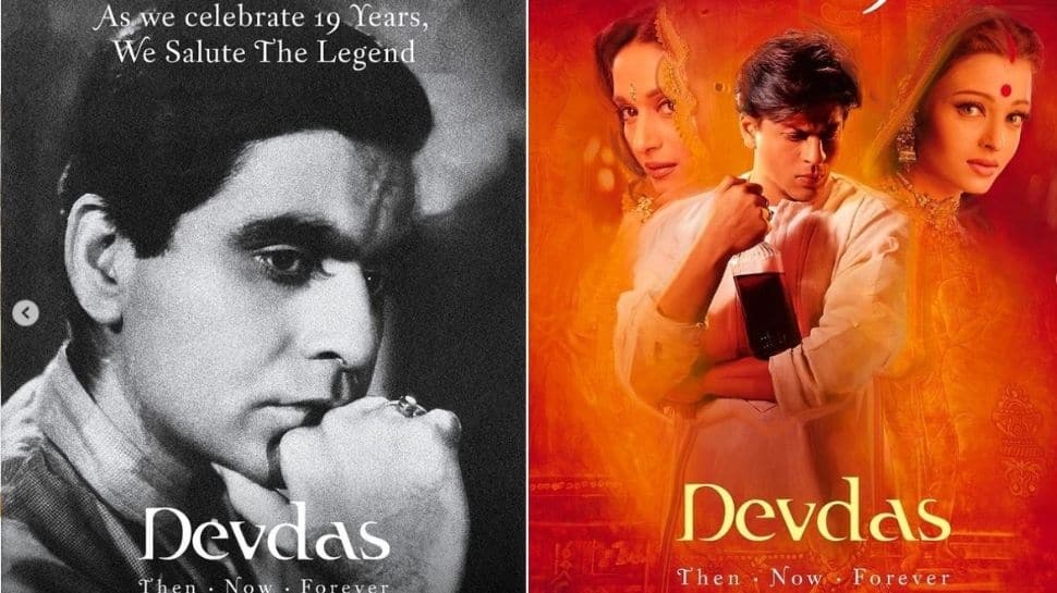 19 years of &#039;Devdas&#039;: Madhuri Dixit pays tribute to late Dilip Kumar