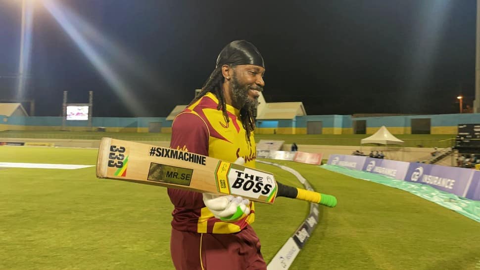 West Indies batsman Chris Gayle is in numero uno position, becoming the first batsman in history to score over 14,000 runs in T20 games. (Source: Twitter)