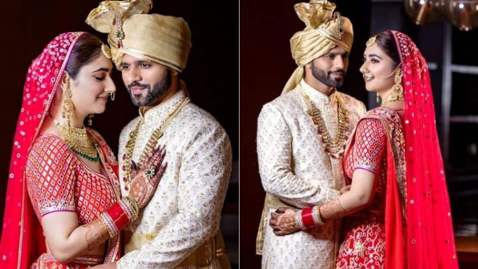 Trending: Rahul Vaidya and Disha Parmar look ethereal in viral wedding pics!