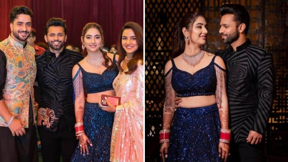 Inside pics from Rahul Vaidya-Disha Parmar&#039;s star-studded post-wedding sangeet celebration!