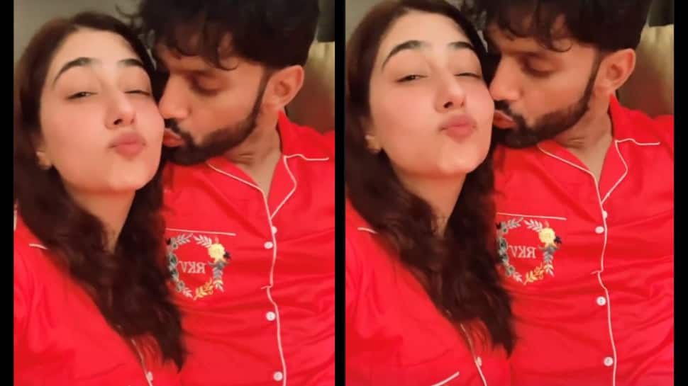 Disha Parmar shares a pic of her sweet bedtime PDA with hubby Rahul Vaidya - Check it out!