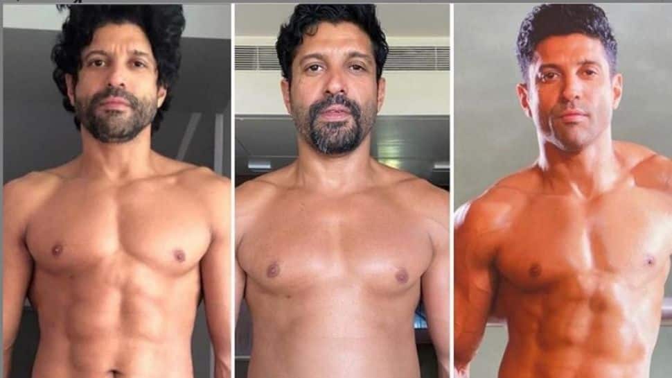 Worth every sore muscle: Farhan Akhtar shares epic transformation pics for &#039;Toofan&#039;, fans are in awe!