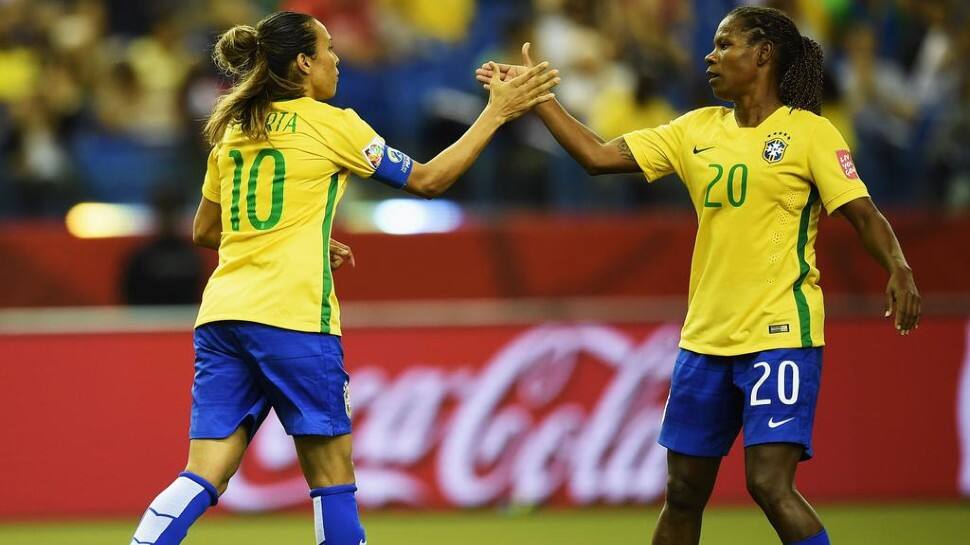 Brazilian footballer Formiga is heading to her 7th Olympic Games at the age of 43. (Source: Twitter)