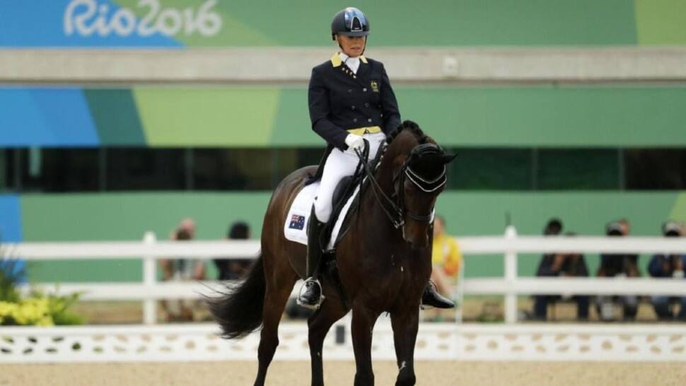 Mary Hanna is a 66-year-old grandmother from Australia competing in Olympic Games for seventh time. (Source: Twitter)