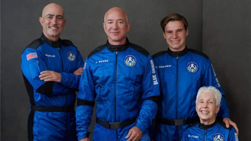 Jeff Bezos, world’s richest man, reaches space in his company's first flight
