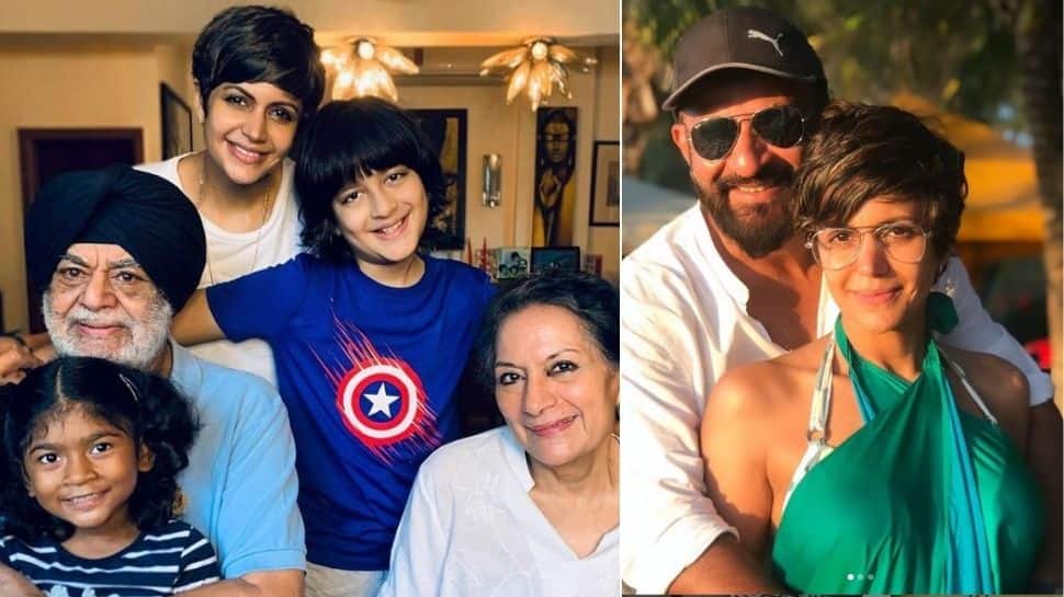 Mandira Bedi shares family pic, says ‘only love’ for their support post husband Raj Kaushal’s demise
