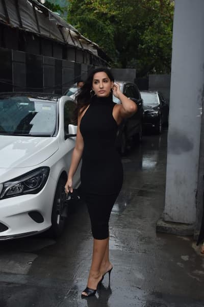 Nora Fatehi spotted in Juhu, Mumbai