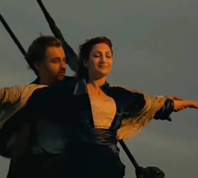 Raj and Shilpa fulfil their Titanic fantasy