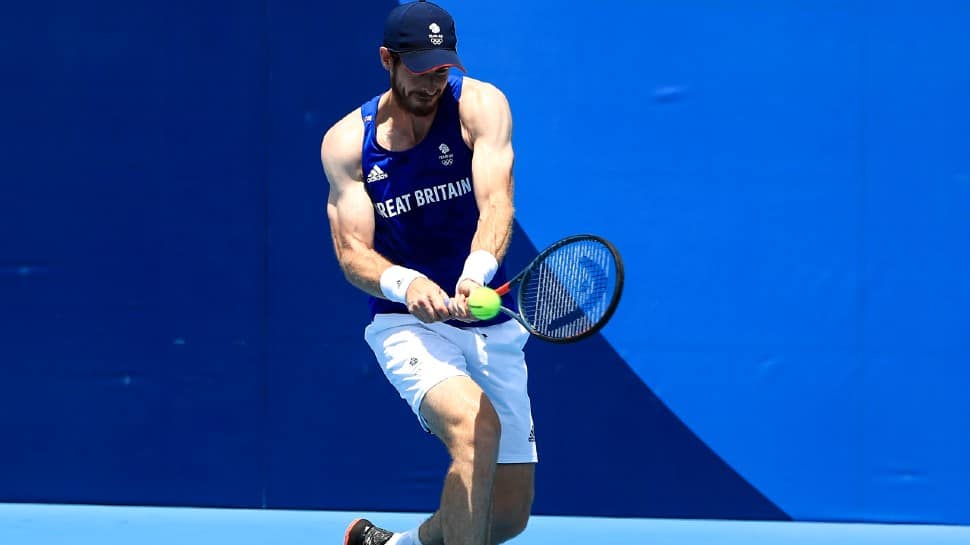 Two-time defending champion Andy Murray withdrew from the singles tournament at the Tokyo Olympics because of a right quad strain. (Source: Twitter)
