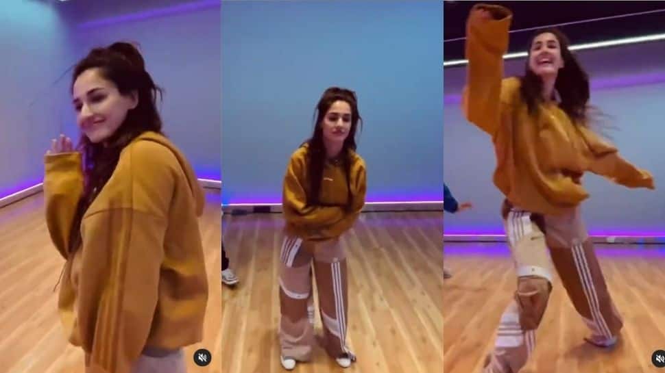 Disha Patani’s terrific moves in new video get a reaction from rumoured boyfriend Tiger Shroff – Watch!