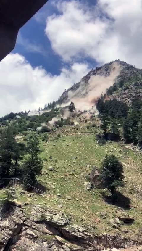 Landslide in Kinnaur