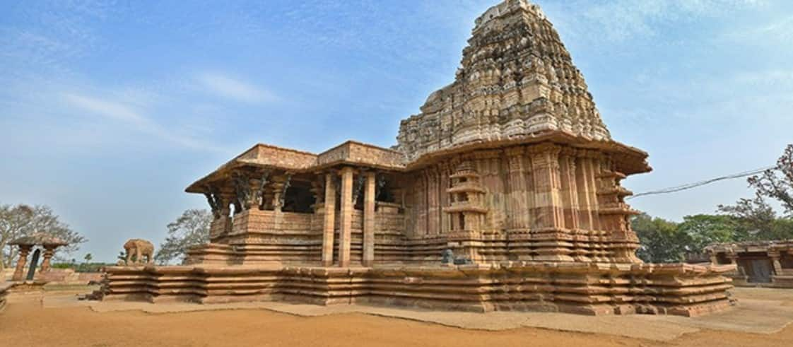 Ramappa temple stands on a 6-feet high star-shaped platform 