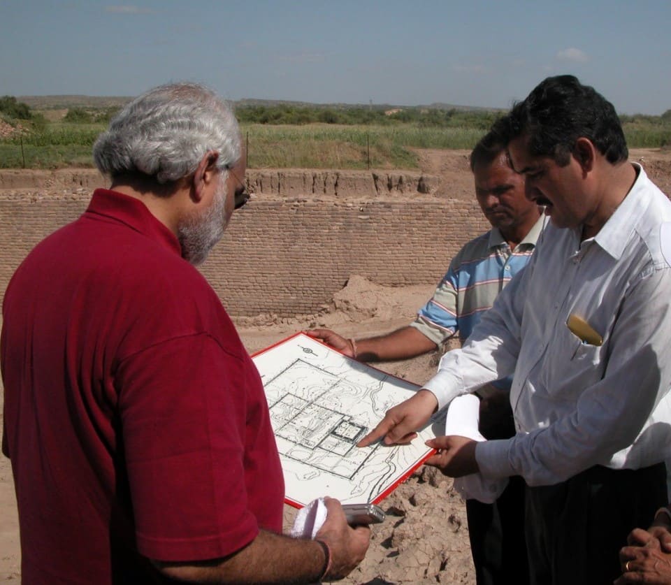 PM Modi during his visit to Harappan City Dholavira