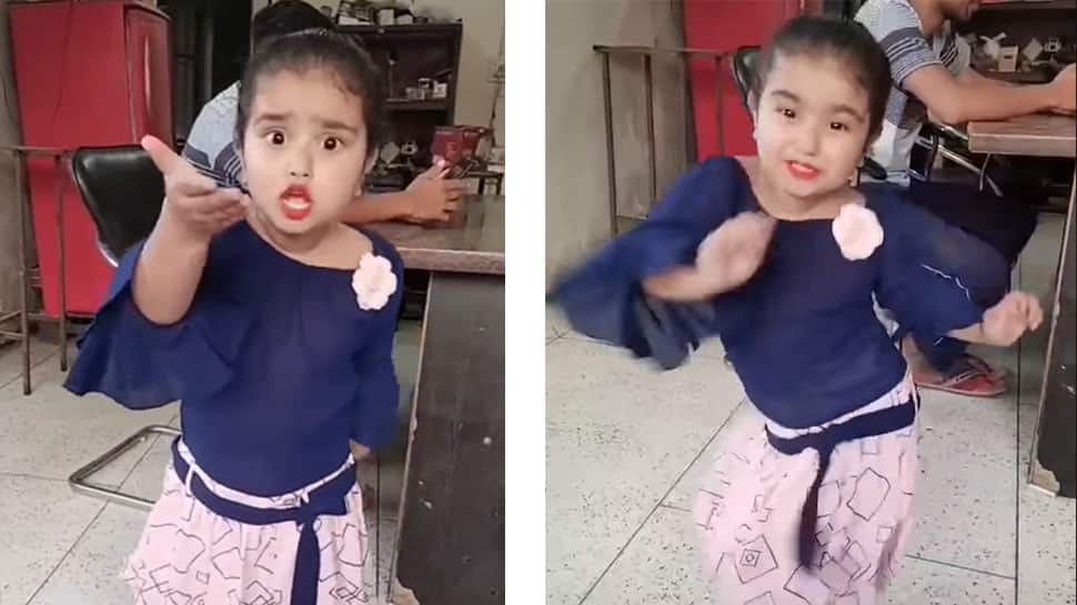 Viral video: THIS little girl&#039;s dance on superhit Bhojpuri song with mind-blowing expressions takes internet by storm - Watch