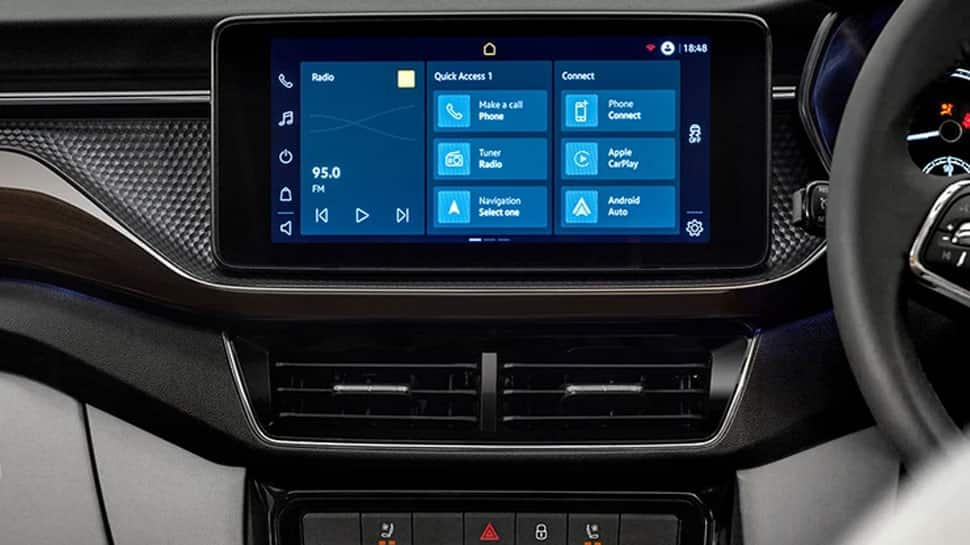 Skoda Kushaq SUV infotainment 