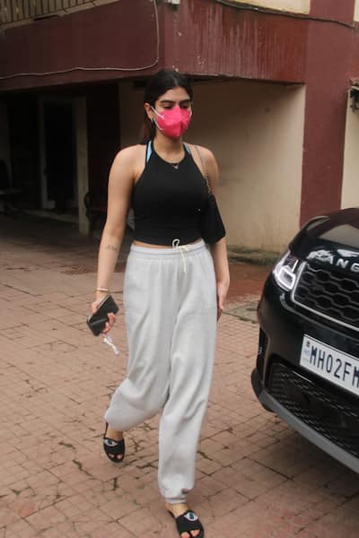 Khushi Kapoor spotted post pilates class!