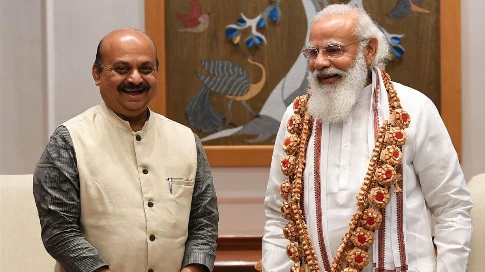 Karnataka CM Basavaraj Bommai calls on PM Narendra Modi