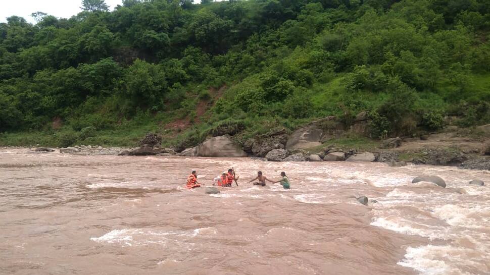 Himachal CM conducts aerial survey to assess damage in flood affected region