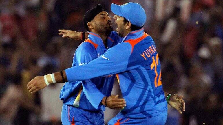 Harbhajan Singh and Yuvraj Singh