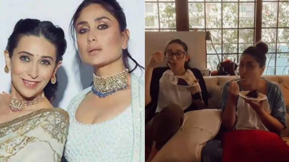 Kareena Kapoor, Karisma Kapoor's 'productive weekend' involves feasting on food, napping together! - Watch