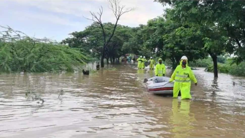 MP floods: 60 people stranded in submerged building in Sheopur, rescue operations underway