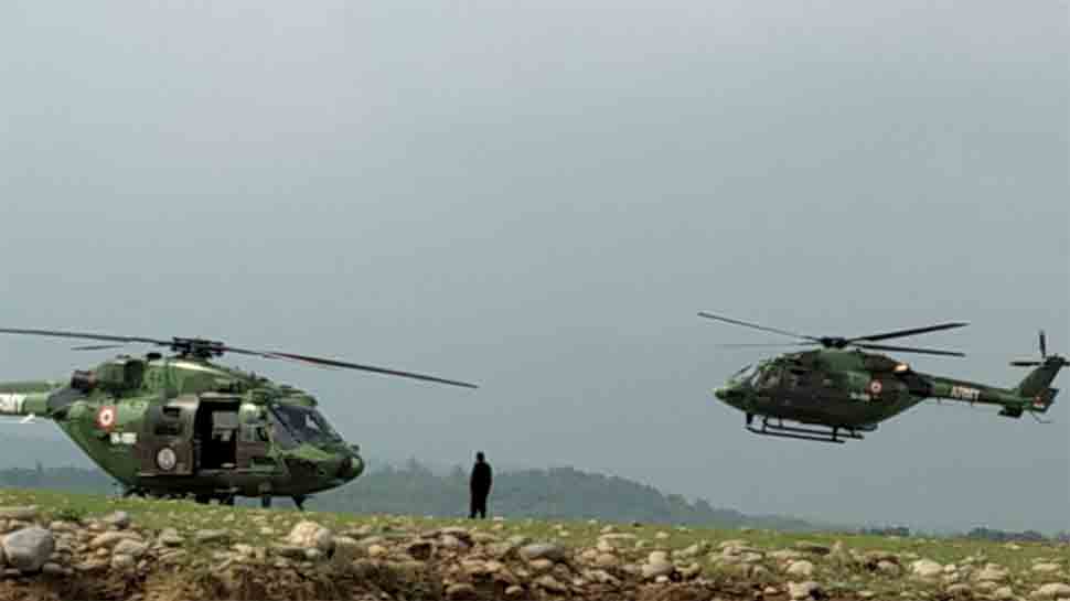 Helmets, ID card of pilot recovered from Army chopper crash site in Jammu and Kashmir&#039;s Kathua 