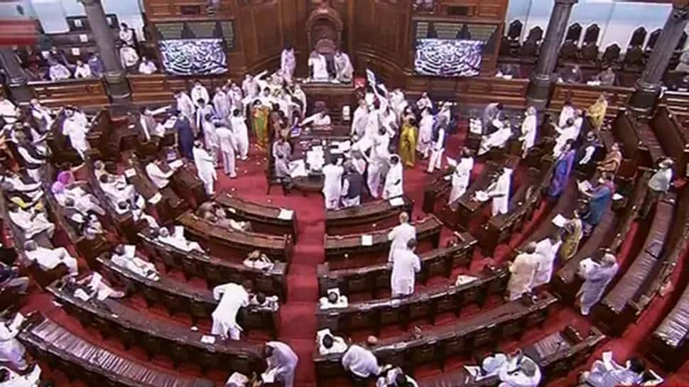 Six TMC MPs suspended from Rajya Sabha for disorderly conduct