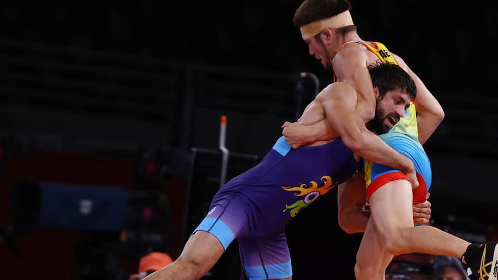 Dahiya takes on Nurislam Sanayev of Kazakhstan at Tokyo Games 