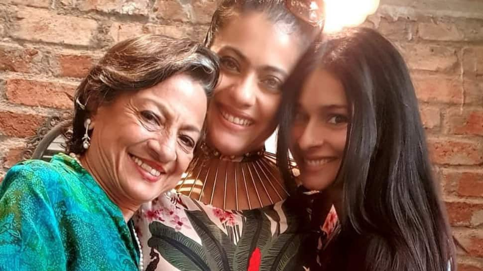 Kajol kick-starts birthday celebration with Tanishaa Mukerji and Tanuja, trio enjoys a 6 course meal