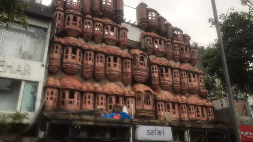 Delhi trader makes Hawa Mahal-like structure, MCD orders him to demolish it 