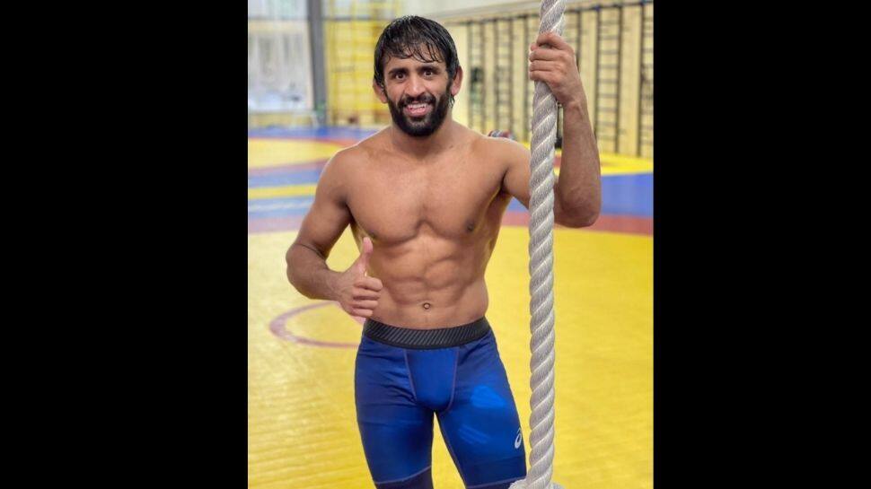 Bajrang Punia, who hails from Khudan village in Jhajjar district of Haryana, began wrestling at the age of just seven. (Source: Twitter)