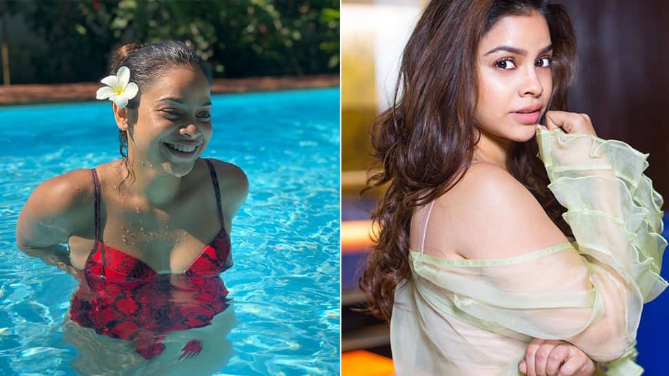 970px x 545px - The Kapil Sharma Show actress and reel virgin Sumona Chakravarti debuts on  IG Reels with a pool video in black monokini - Watch | Buzz News | Zee News