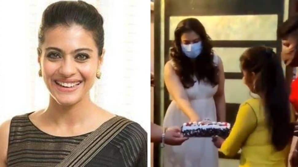 Look at her attitude: Kajol slammed by netizens for 'arrogant' behaviour with fans who brought her birthday cake! - Watch