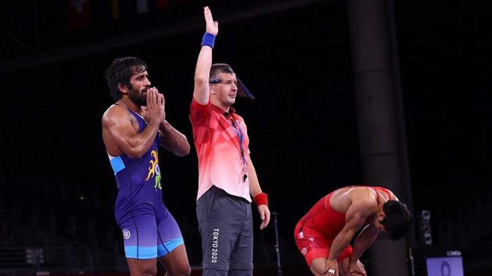 Bajrang Punia at Tokyo Olympics Bajrang Punia at Tokyo Olympics