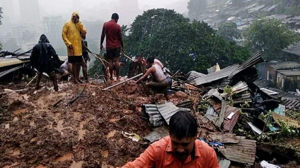 Six houses damaged in Maharashtra’s Kalwa East area due to landslide