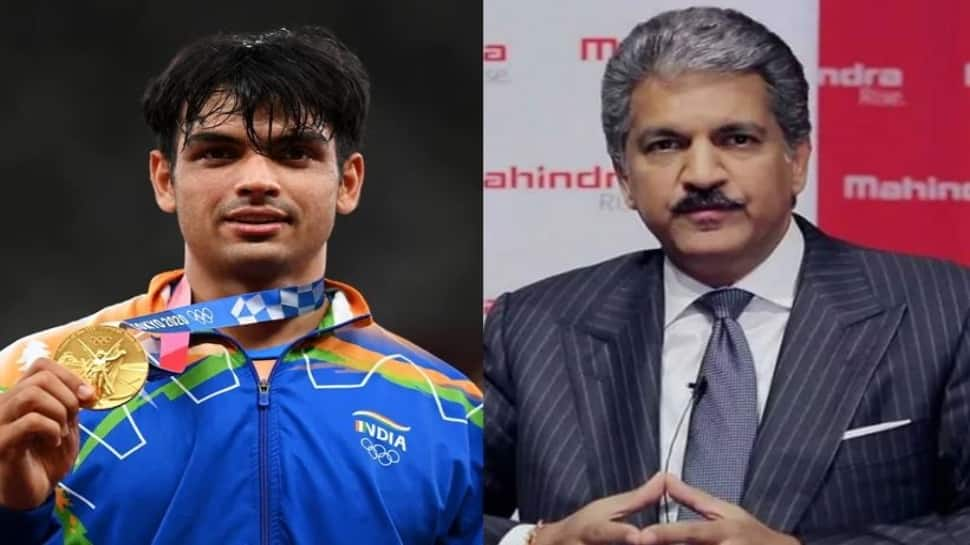 Gifts raining for golden boy! Anand Mahindra promises to gift XUV 700 model to Neeraj Chopra