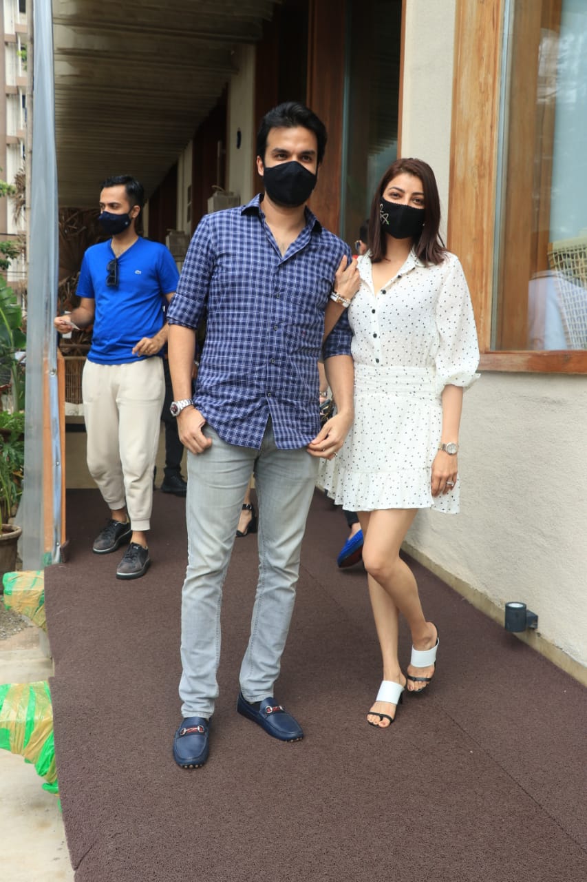 The couple looked adorable together