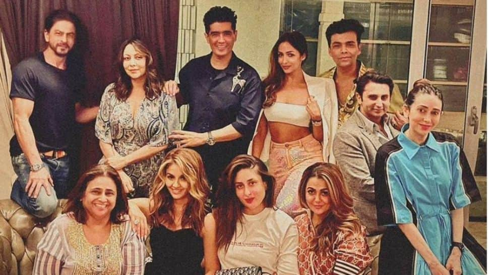 Shah Rukh Khan, Gauri Khan make rare appearance at Sunday soirée with Kapoor sisters, Karan Johar! - See pic