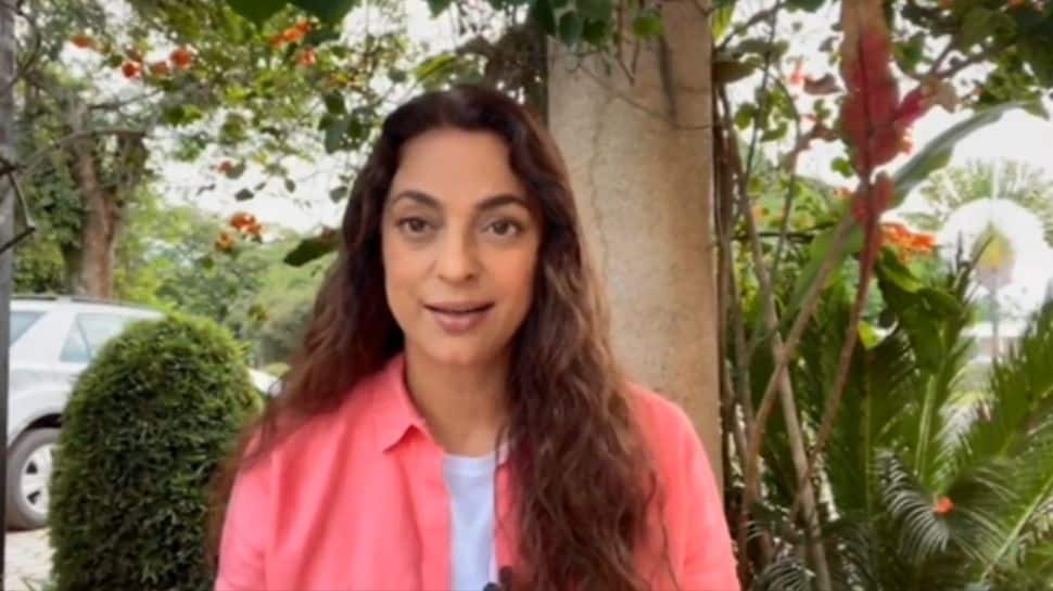 I&#039;ll let you decide if it was publicity stunt: Juhi Chawla shares video on her 5G lawsuit - Watch
