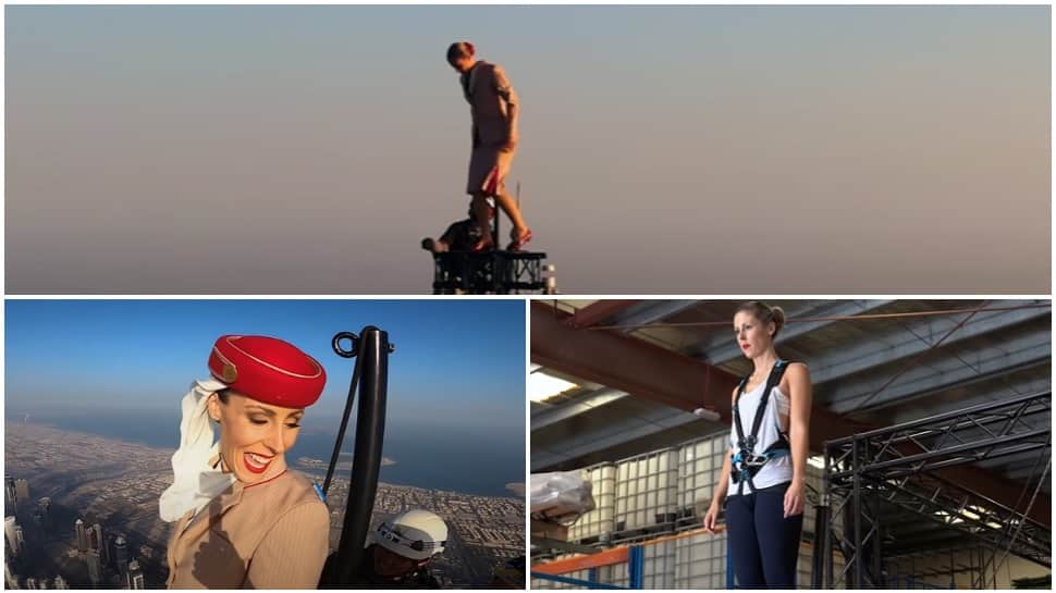 Watch: This is how the viral Emirates ad on top of Burj Khalifa was shot