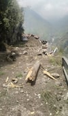 Landslide in Himachal Pradesh's Kinnaur