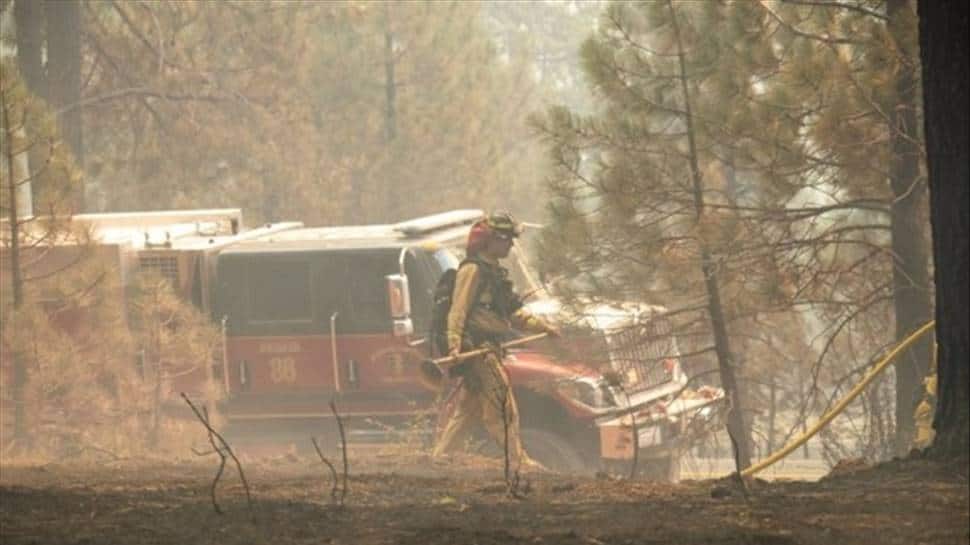 California wildfire continues to burn