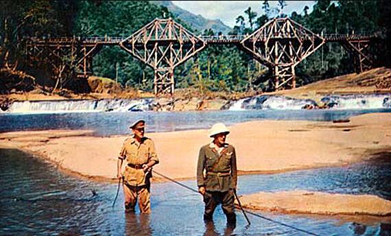 The Bridge on the River Kwai (1957) is all about bridging the gap