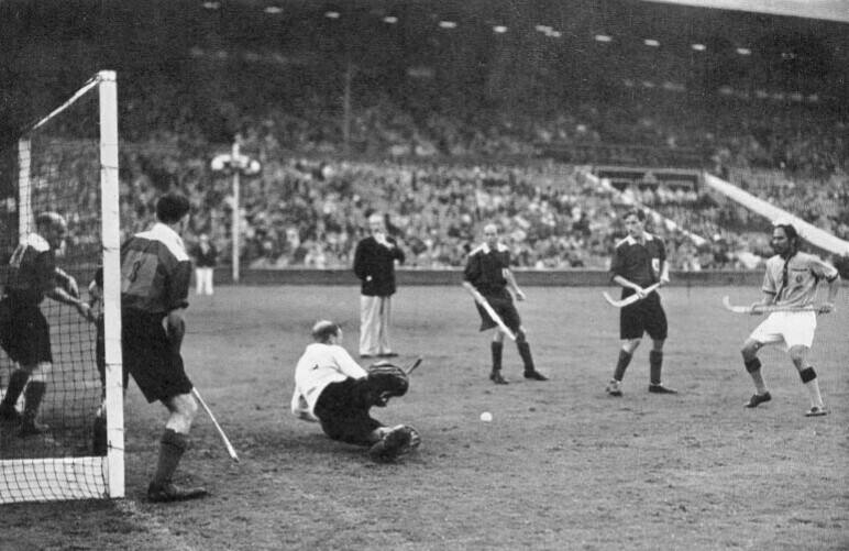 India won their first Olympic gold medal in hockey at 1948 London Olympics. (Source: Twitter)