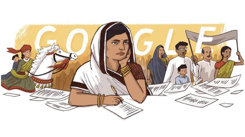 Google doodle marks birth anniversary of India&#039;s first woman Satyagrahi and writer Subhadra Kumari Chauhan