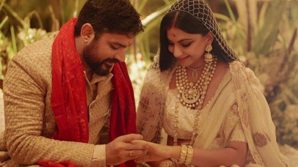 Rhea Kapoor is a vision in white in bridal lehenga, drops FIRST wedding pics with Karan Boolani!