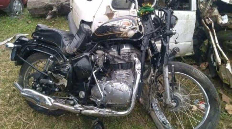 Bizarre! Man dies as flying peacock hits Royal Enfield Bullet