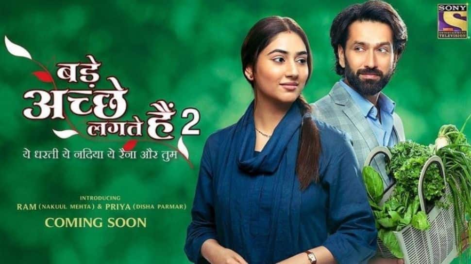 Poster out for &#039;Bade Acche Lagte Hain 2&#039; starring Disha Parmar, Nakuul Mehta 